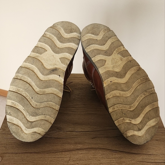 Herman Survivor's Brown Leather Work Boots - Picture 8 of 9